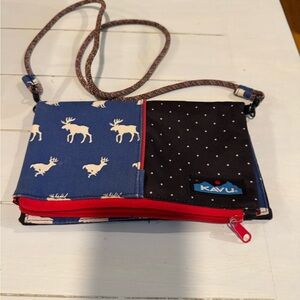 Kacy fold over bag. Rope handle